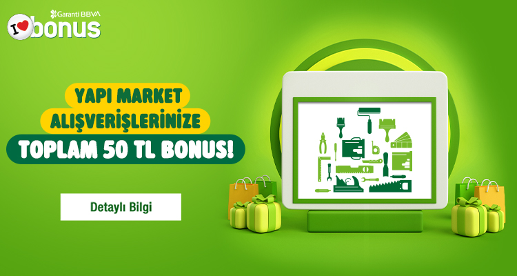 Garanti BBVA Bonus Yapı Market Mobile Banner