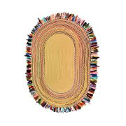 Alla Turca El Örgüsü Oval 120x180 cm Kilim/Halı 5402 - Saçaklı