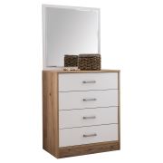 Alpino Astona Aynalı Şifonyer Gransasso/ Aytası 68x41x146 cm