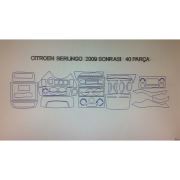 Cıtroen Berlingo 2009 Sonrası 40 Parça Piano Black Torpido Kaplama