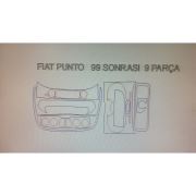 Fiat Punto 1999 Sonrası 9 Parça Piano Black Torpido Kaplama