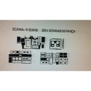 Scania R Serisi 2004 Sonrası 50 Parça Karbon Desen Torpido Kaplama