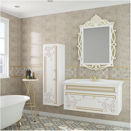Denko Armoni 100 Cm Banyo Dolabı | Tekzen