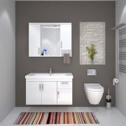 Denko Lotus 100 Cm Banyo Dolabı
