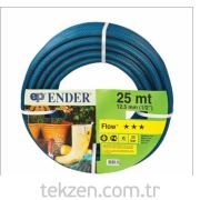Flow Örgülü Hortum 1/2'' 25 metre Mavi Renk