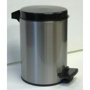 Gerok Çöp Kovası 13lt Saten Çelik Plastik Kapak S.213