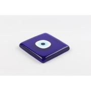 Dekoratif Cam Nazar Banyo Gıder Kapağı 10x10 cm