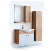 Karen Ardıç 65 cm Banyo Dolabı (Boy Dolabı Dahil)
