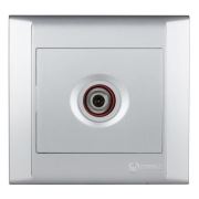 Makel Defne Uydu Prizi Tek Geçişli - M42001133 yhn48 Metalik