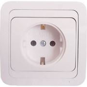 Makel Mimoza Topraklı Priz Beyaz