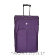20 İnç (50 cm) Tekerlekli Mor Valiz Eva 2918-T