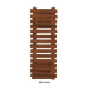 Ahşap Duvar Çiceklik 2 Saksılı Dikey - Ceviz