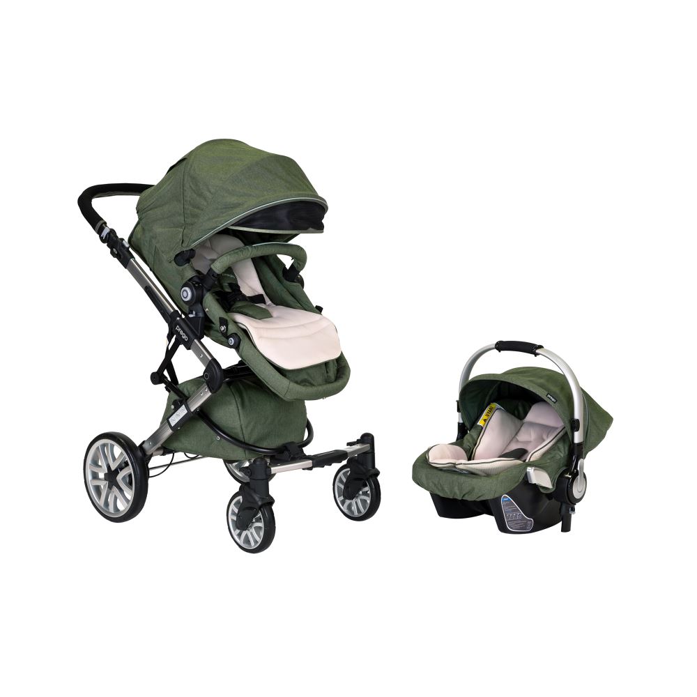 Prego Laon Bebek Arabası Yeşil Tekzen Prego Laon Bebek Arabası Yeşil Tekzen