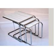 Zigon Sehpa 3 lü Cordoba Gardenya 53x53x47 cm