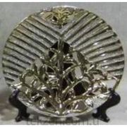 Dekoratif İşlemeli Tabak 25.3x3 cm HS12412-2A