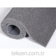 Pvc Kıvırcık Yolluk Gri Renk En 1 Metre ( 1 metre fiyatıdır) krk53