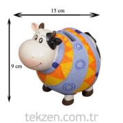 Dekoratif Kumbara İnek Polyresın-xy47619