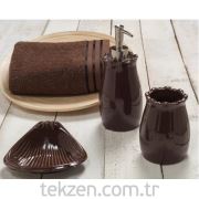 Tekzen Harmony Sabunluk Kahverengi