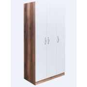 Empoli Haziran 3 Kapılı Gardırop Beyaz 90x45x180 cm
