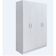 Haziran 4 Kapılı Gardırop Beyaz 120x45x180 cm