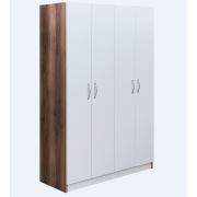 Empoli Haziran 4 Kapılı Gardırop Beyaz 120x45x180 cm
