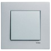 Viko Novella Metalik Beyaz Anahtar-Çerçeve dahil değildir-92005601