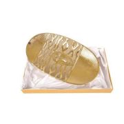 Dekoratif Varaklı Tabak 32.5x18.5x3 cm HS12407-2A