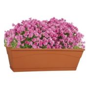 Balkon Saksısı 4 LT Kahverengi 14,4x40x11,8 cm 2202